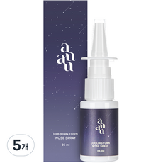 아유아유 쿨링턴 노즈 스프레이 코골이 예방, 5개
