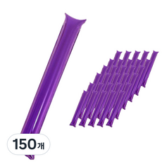 라볼페 블링 색상 축하 이벤트 스틱풍선 60 x 11 cm, 퍼플, 150개