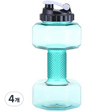 순잠 무게조절 물아령 워터 덤벨 2200ml 민트, 4개