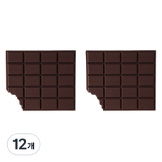 Modernat 巧克力設計便條紙, 混合色, 1入, 12個