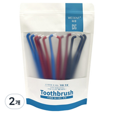 위덴 앤드터프트칫솔 먼슬리팩 일반모, 12개입, 2개