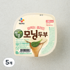 행복한콩 모닝두부, 140g, 5개