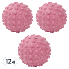 쏙쏙채움 지압 발바닥 마사지볼, 12개, 핑크 싱글