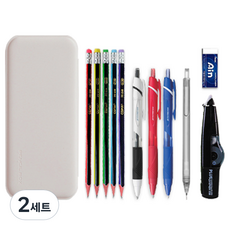 Dong-A PMS 鉛筆盒書寫工具 Jetstream SXN-150-05 禮品套裝, 灰色, 2組