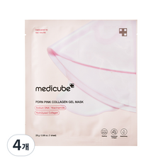 메디큐브 피디알엔 핑크 콜라겐 겔 마스크팩, 1개입, 4개