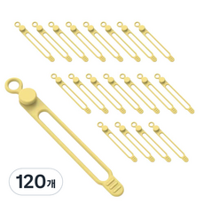 Jyulhome 矽膠束線帶 電線整理架, 黃色, 120個