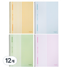 Tamsaa 數學分欄錯題練習本 線圈筆記本, 12個, 混合顏色