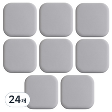 threeson 矽膠車門防撞保護墊, 灰色, 24個