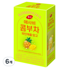 동서 애사비 콤부차 파인애플 망고, 5g, 10개입, 6개