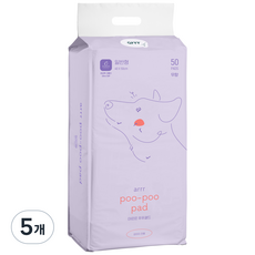 동원아르르 반려동물 푸푸 배변패드 무향, 50개입, 5개
