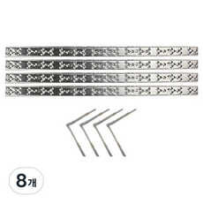 Keribing鴿子鳥類尖刺 銀色 50cm, 8個, 300g