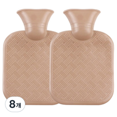 채옴 파스텔 냉온 찜질 팩 브라운 1L, 8개