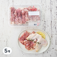 마니커 1등급 닭다리살 정육 (냉장), 600g, 5개