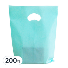 成元包裝 塑膠購物袋 35 x 45 cm, 200個, 薄荷綠