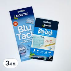 보스틱 블루택 오리지널 90g + 75g 세트, 3세트