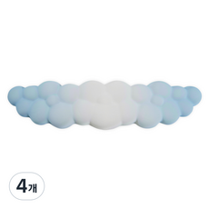 큐센 구름 팜레스트, 그라데이션 블루, 4개