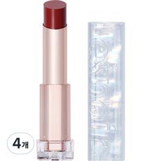 에스쁘아 노웨어 립스틱 플럼핑 샤인, 도화자개, 4.5g, 4개