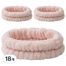 Nalli Sisters 簡約洗臉髮帶, 18個, 25 象牙白 三線