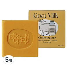 에센시에르 산양유 클렌징 비누, 5개입, 100g