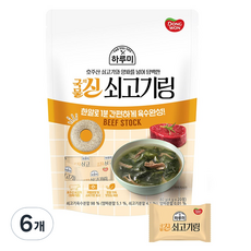 동원 하루미 국물의신 쇠고기링, 6개, 80g