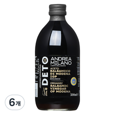 ANDREA MILANO 巴薩米克醋, 6個, 500ml