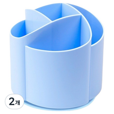 캐시리치 인테리어 데스크 오거나이저 12.2 x 12.5 cm, 블루, 2개
