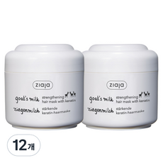 지아자 산양유 케라틴 헤어마스크, 200ml, 12개
