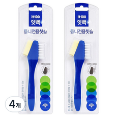Dongwha Pharm 假牙用雙刷頭牙刷, 1入, 4支