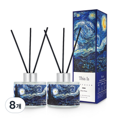 디스이즈명화 디퓨저, 블랙로즈, 120ml, 8개