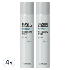 다슈 데일리 카페인 에어 홀딩 헤어 스프레이, 180ml, 4개