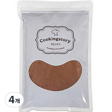 쿠킹스토리 코코아 파우더, 1kg, 4개