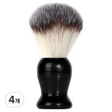 LADELLY 多用途刮鬍起泡刷 黑色, 4個, 1入