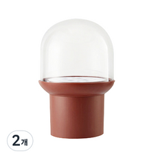 메이크업 브러쉬 케이스, 브라운, 2개