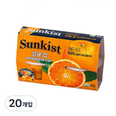 썬키스트 과일컵 주스 감귤컵, 400g, 5개