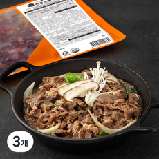 요리락 전골 소불고기, 3개, 600g