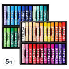 소프트 오일 파스텔, 5개, 48색