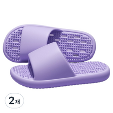 Soksokchaeum 腳底穴道按摩拖鞋 M 240~245mm, 2個, 紫色