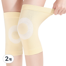Apick 舒適穿戴感四季通用護膝 米色 2入, 2個