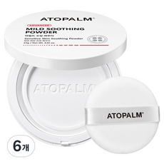 ATOPALM 愛多康 溫和舒緩爽身粉, 23g, 6個