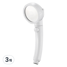 World Clean Perfect一鍵式開關蓮蓬頭, 3個, 單色