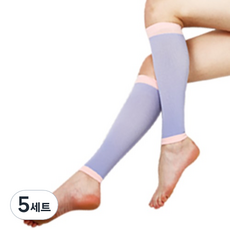 MILIFE 小腿用睡眠壓力襪 紫色 2入組, 5組