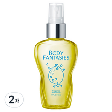 BODY FANTASIES 身體幻想 檸檬雪酪香氛身體噴霧 水果, 2個, 50ml