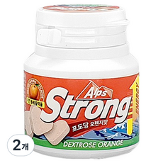 Alps Strong 葡萄糖糖 柳橙口味, 2個, 60g