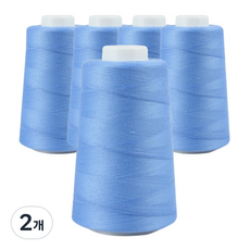 OWL 40支2股 縫紉線 5入, 天藍色, 2套
