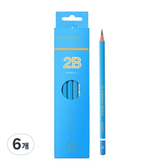 Nuzes藝術繪圖多種美術鉛筆 12入, 6個, 2B