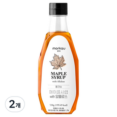 몽크슈 메이플시럽 WITH 알룰로스, 530g, 2개
