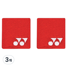 YONEX 護腕帶 249BN002U 2入, 紅色, 3個