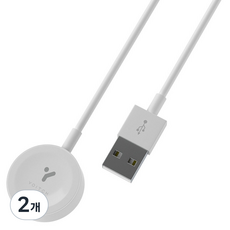 요이치 노바 USB A타입 무선충전기, 화이트, 2개