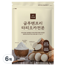 배대감 글루텐프리 타피오카전분, 1kg, 6개
