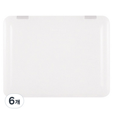 morning glory 文件收納盒 40mm, 白色, 6個